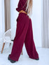 "BRUNETTE 10312" set - burgundy